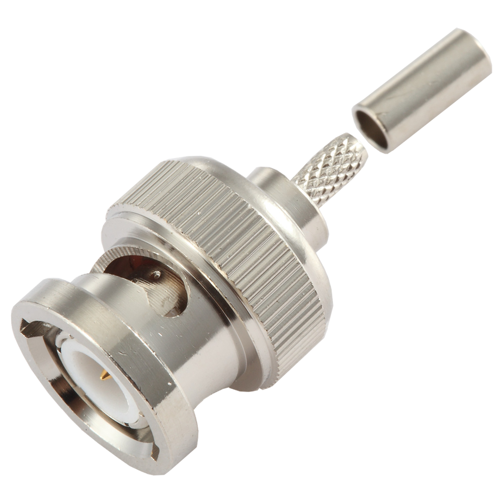 Standard Bnc Male Connector For Lmr100 Rg 174 And Any Equivalent Cabl