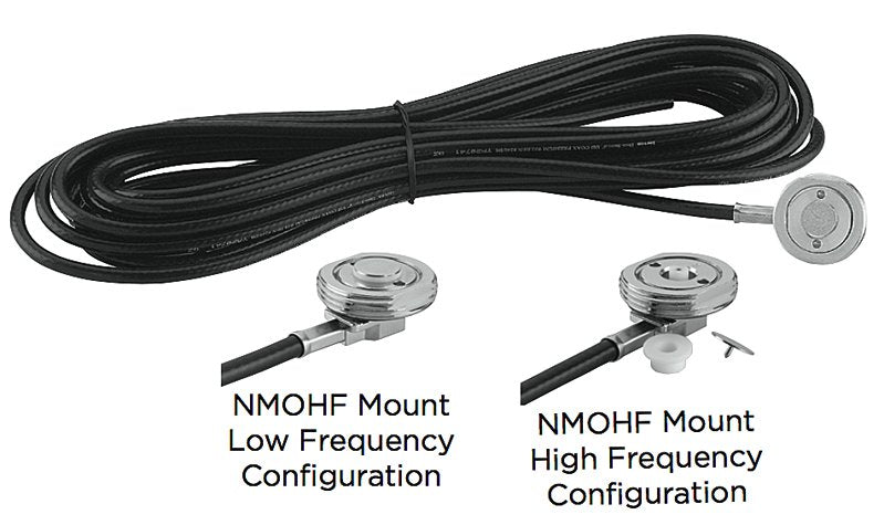 NMOKHFUD25: 3/4 Inch NMO Mount with Extra Long 25 foot Cable & No