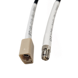 16 Feet LMR195 Type Low loss Cable Assembly with Beige Fakra Jack, Code I and RP SMA-Female Connectors | PT195-016-BIJ-RSF