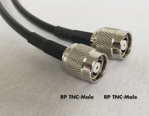 Cable equivalente tipo LMR240 - RPTNC-macho a RPTNC-macho - 50 pies