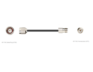 PT240-065-RTF-RTM: 65 Feet 240 Type Low loss Cable Assembly with Reverse Polarity TNC-Female and Reverse Polarity TNC-Male Connectors