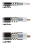 LMR400 Type Equivalent Low Loss Coax Cable - 15 Feet - TNC Male - TNC Female