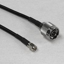 PT195-1.5-SNM-SSM: Conjunto de cables LMR 195 de 1,5 pies con conectores N-Macho y SMA-Macho